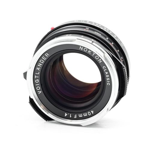 thumbnail-5 for Voigtlander Classic 40mm f1.4 Nokton Lens Leica M