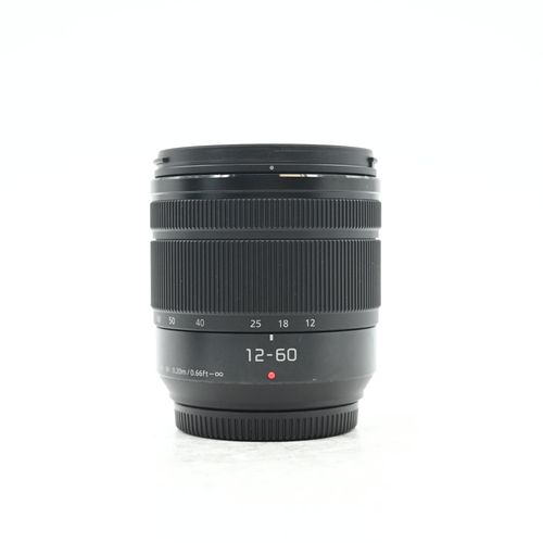 thumbnail-1 for Panasonic Lumix G 12-60mm f3.5-5.6 Power O.I.S. MFT Lens H-FS12060