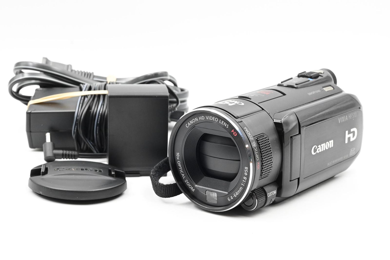 Canon VIXIA HF S10 HD Dual Flash w/32GB Internal Video Camera Camcorder
