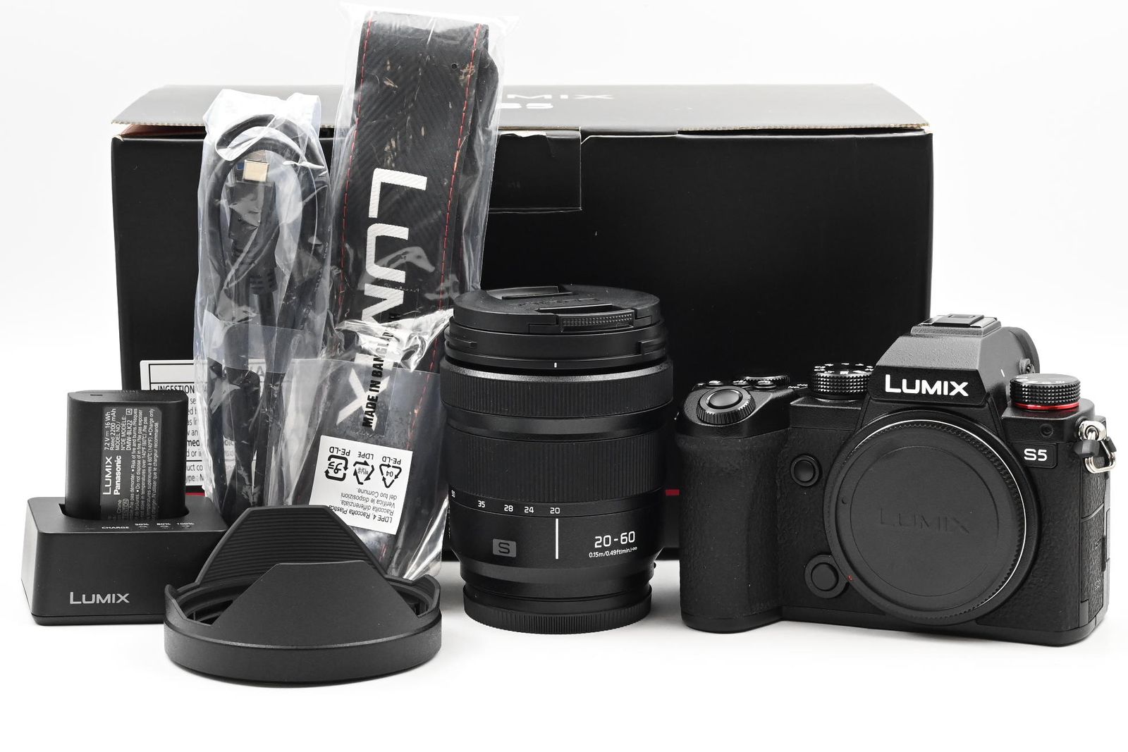 Panasonic Lumix DC-S5 24.2MP Mirrorless Camera Kit w/ 20-60mm Zoom Lens