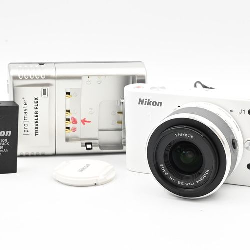 thumbnail-0 for Nikon 1 J1 10.1MP Mirrorless Digital Camera Kit w/ 10-30mm Zoom Lens