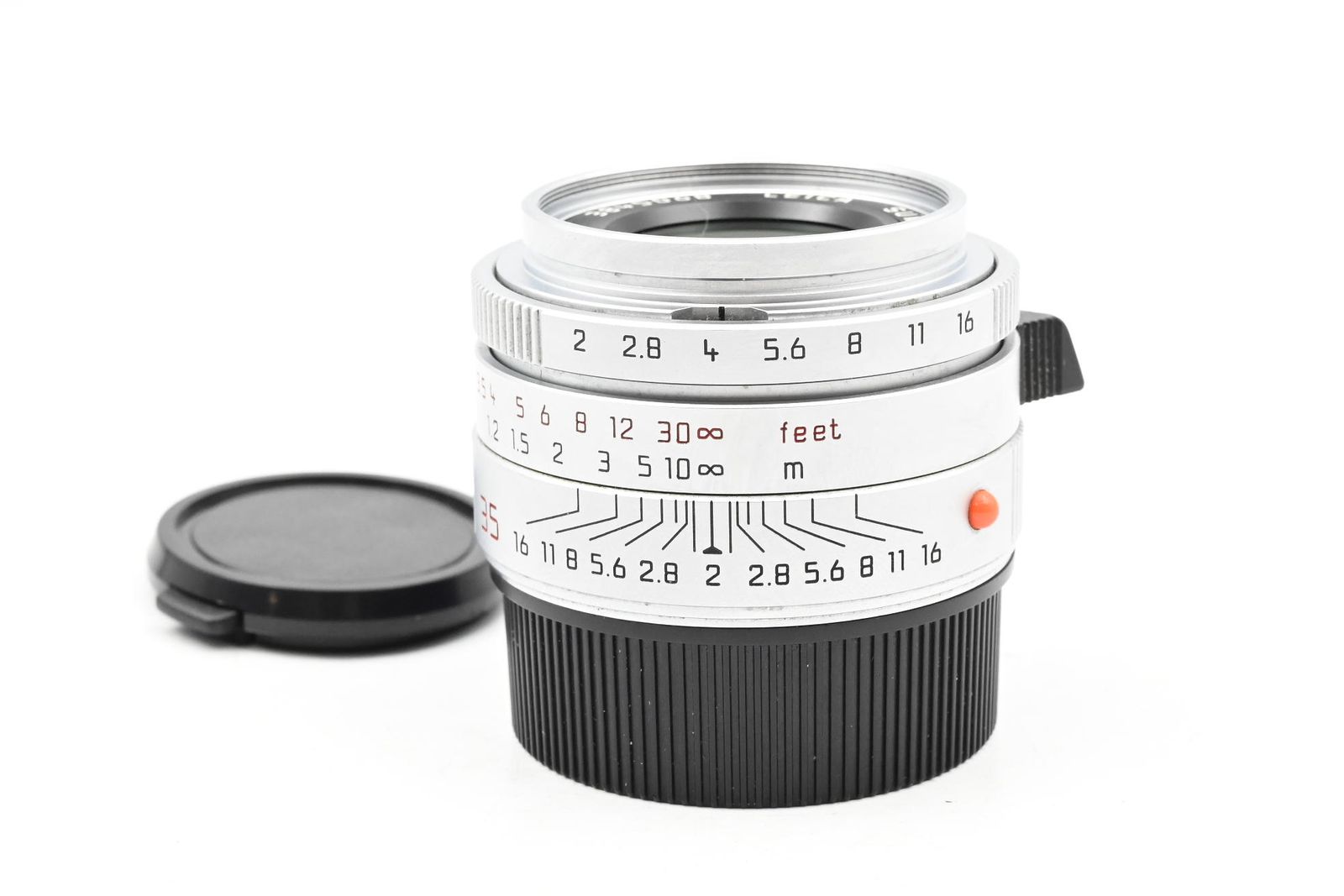 Leica 11882 Summicron-M 35mm f2 ASPH Silver 6-Bit Lens (v.I, 8-blade)