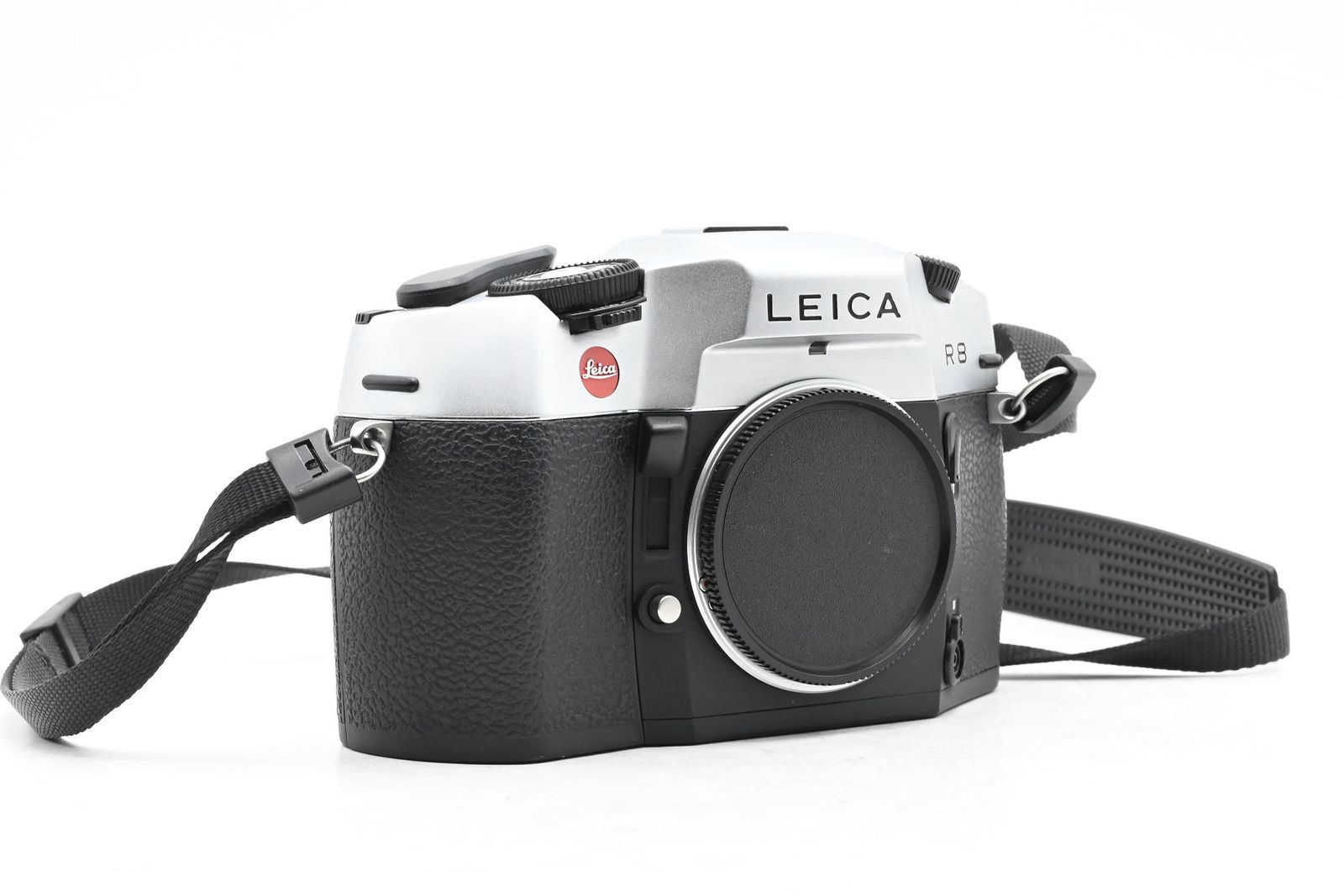 Leica R8 SLR Film Camera Body Silver Chrome