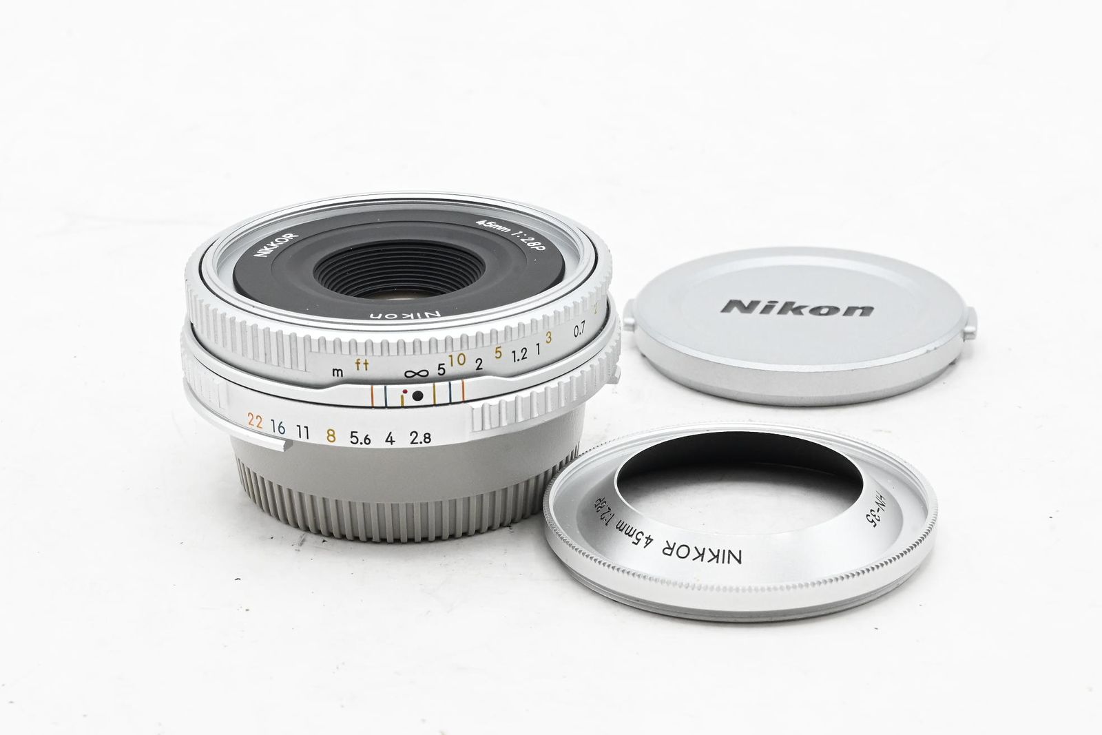 Nikon NIkkor AIS 45mm f2.8 P Chrome Lens