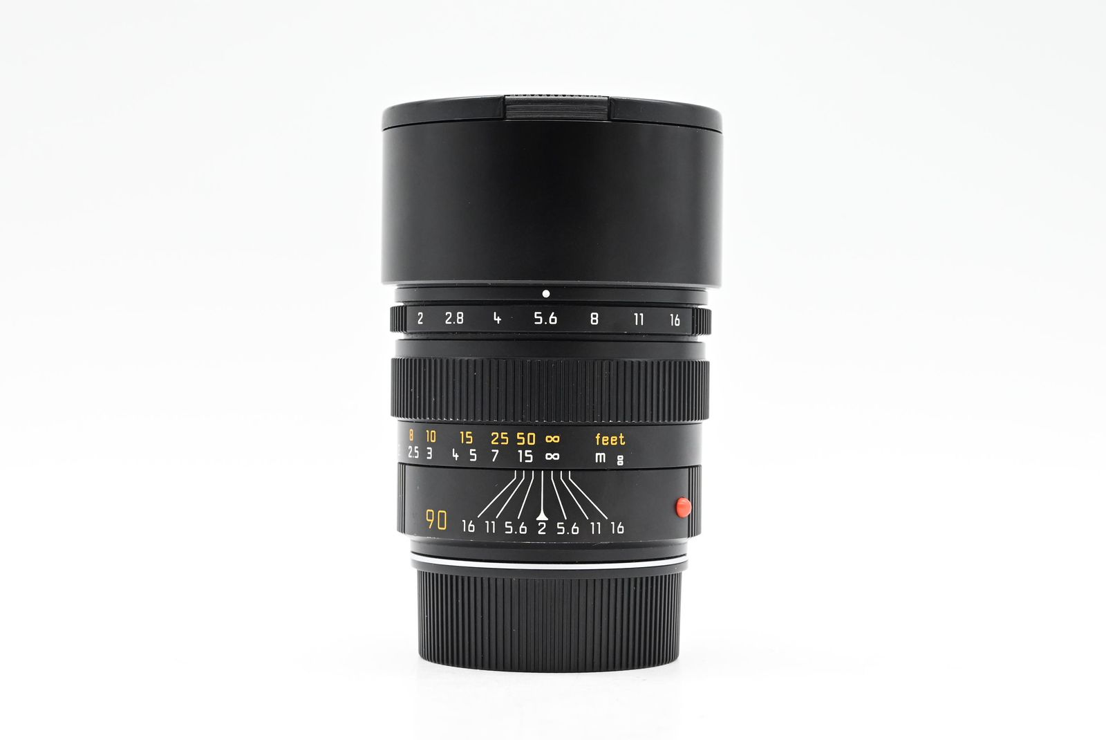 Leica 11136 90mm f2 Summicron-M E55 Lens Black (v.II)