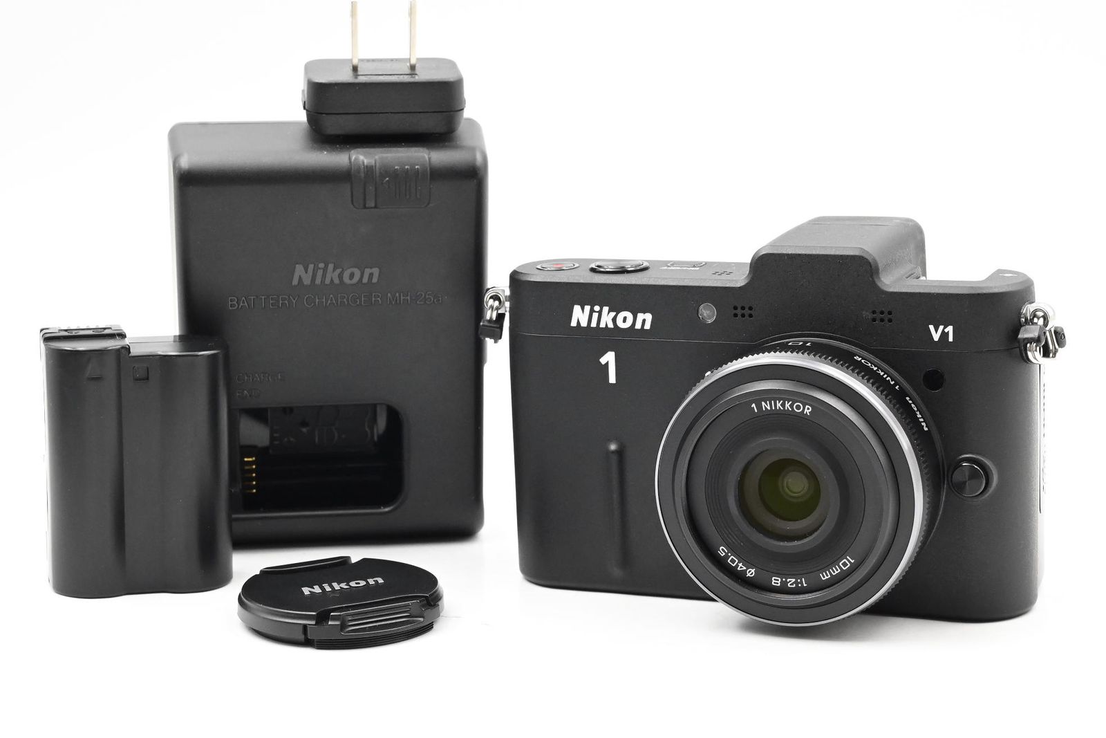 Nikon 1 V1 10.1MP Mirrorless Digital Camera Kit w/ 10mm f2.8 Lens
