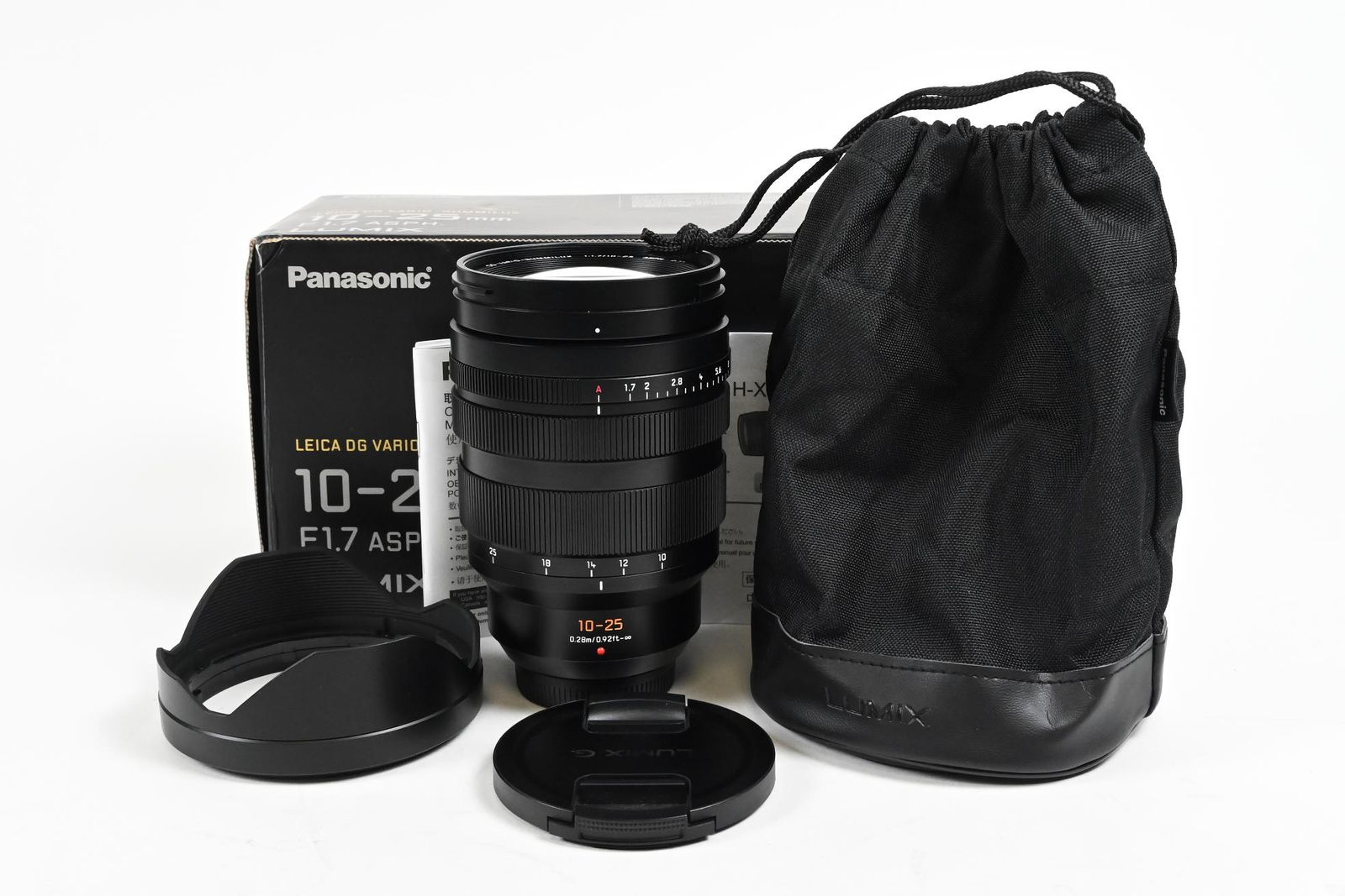 Panasonic DG 10-25mm f1.7 Vario-Summilux Leica Lens Micro 4/3 MFT H-X1025