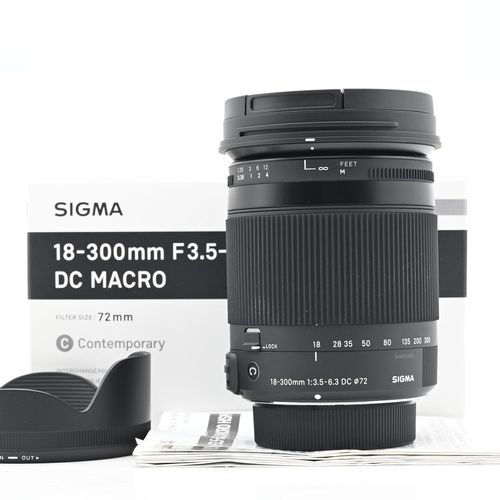 thumbnail-4 for Sigma AF 18-300mm f3.5-6.3 DC OS Macro HSM Lens 014 Contemporary Nikon F