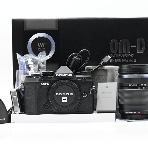 thumbnail-0 for Olympus OM-D E-M5 Mark III Mirrorless 20.4MP Camera Kit w/ 14-150mm Lens