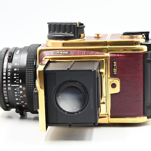 thumbnail-5 for Hasselblad 503CW Gold Supreme 50th Anniversary Kit w/80mm, A12, WL