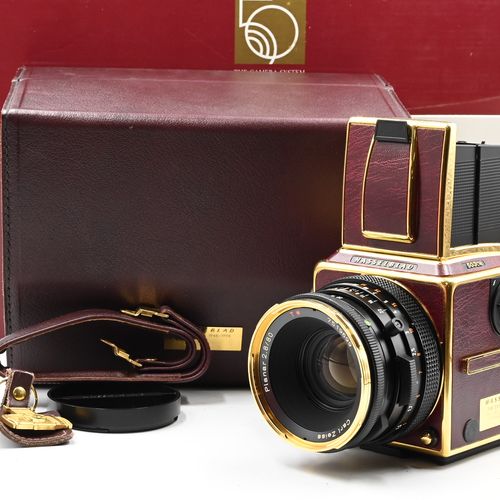 Hasselblad 503CW Gold Supreme 50th Anniversary Kit w/80mm, A12, WL