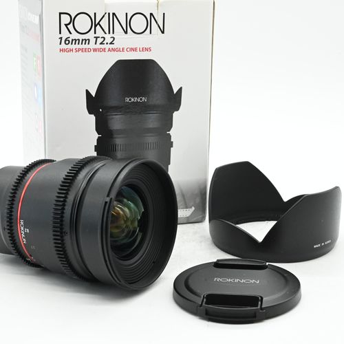 thumbnail-0 for Rokinon 16mm T2.2 Cine Lens Olympus Panasonic Micro 4/3  MFT M43