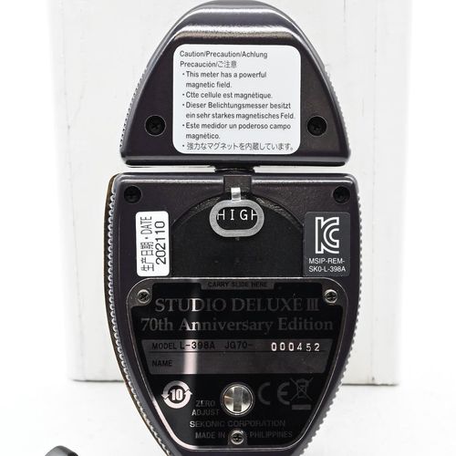 thumbnail-2 for 70th Anniversary Sekonic L-398A Studio Deluxe III Analog/Cine Light Meter