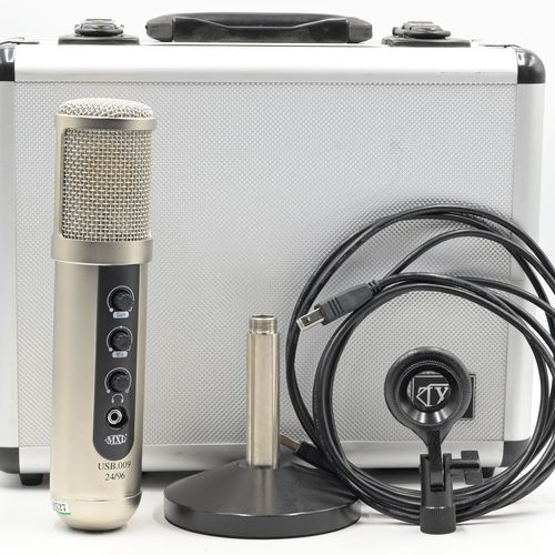 thumbnail-0 for MXL USB.009 Large-Diaphragm 24-Bit/96 kHz Studio USB Microphone