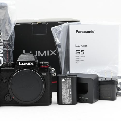 thumbnail-0 for Panasonic Lumix DC-S5 24.2MP Mirrorless Digital L-Mount Camera Body