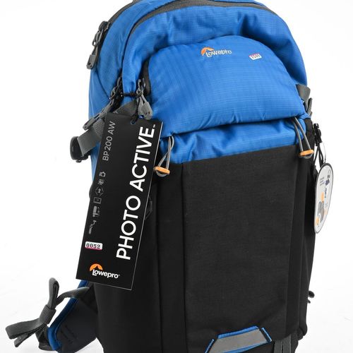 thumbnail-0 for Lowepro Photo Active BP 200 AW Backpack (Blue/Black, 16L)