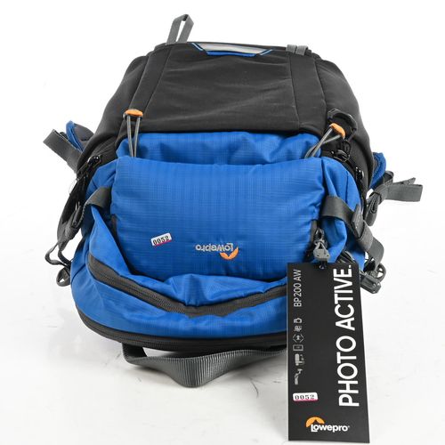 thumbnail-2 for Lowepro Photo Active BP 200 AW Backpack (Blue/Black, 16L)