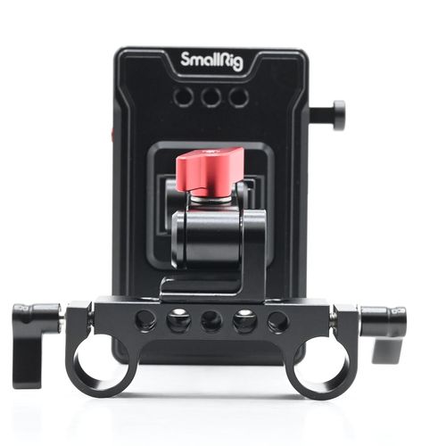 thumbnail-1 for SmallRig V-Mount Battery Adapter Plate w/ Dual-Rod Clamp and Extension Arm