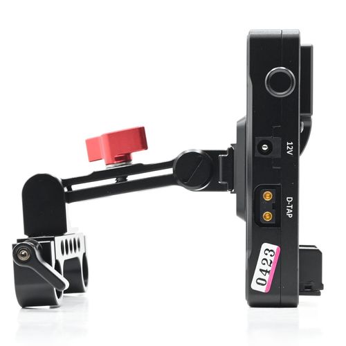 thumbnail-4 for SmallRig V-Mount Battery Adapter Plate w/ Dual-Rod Clamp and Extension Arm