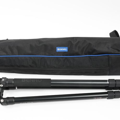 Benro A373T Aluminum Video Tripod, 3 Section, Twist Lock Legs, 75mm Bowl