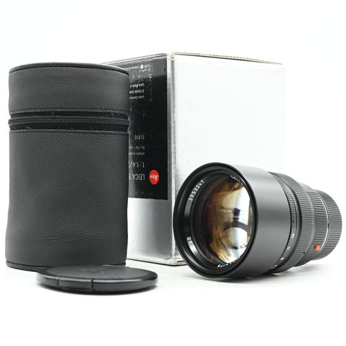 Leica 11810 75mm f1.4 Summilux-M Black Built-In Hood E60 Lens (Version III)