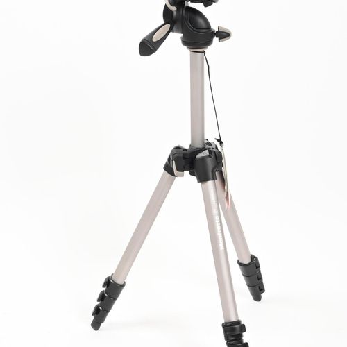 thumbnail-1 for Manfrotto MK394-H Compact Aluminum Tripod w/ Head