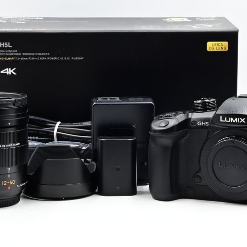 Panasonic Lumix DC-GH5 20.3MP Mirrorless MFT Digital Kit w/ 12-60mm Lens