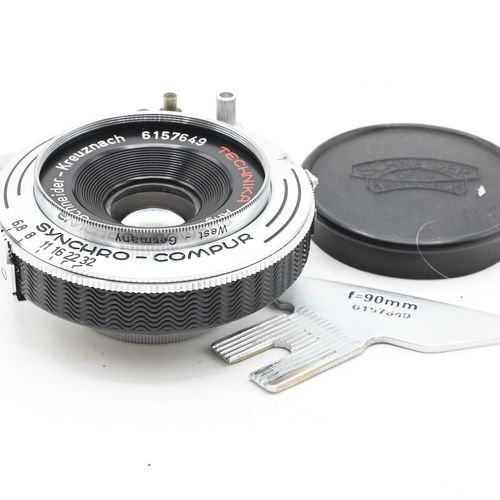 Linhof Schneider 90mm f6.8 Technika Angulon w/Synchro-Compur Lens