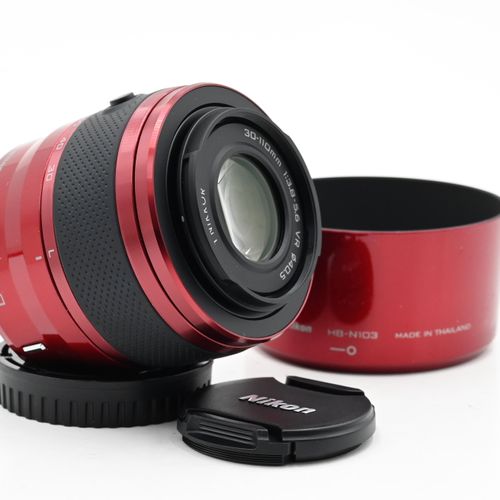 thumbnail-0 for Nikon 1 Nikkor 30-110mm f3.8-5.6 VR ED IF Lens Red