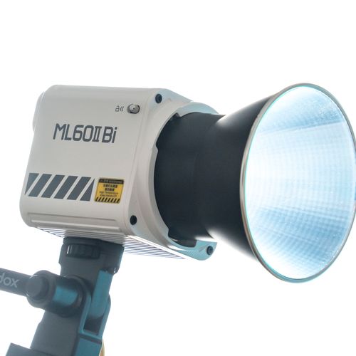 thumbnail-0 for Godox ML60IIBi Bi-Color LED Light Kit with AK-B01 Battery Grip
