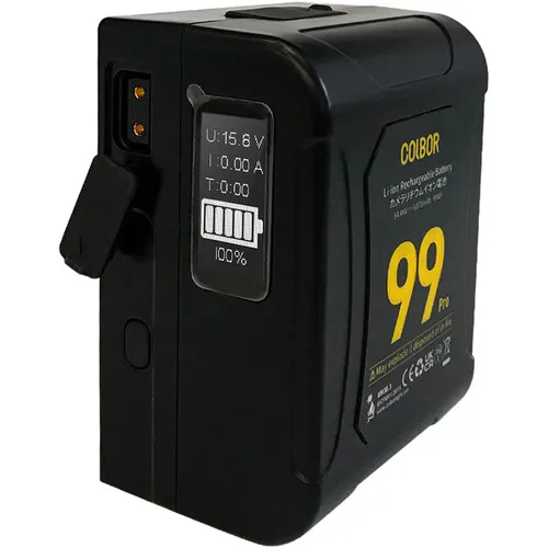 thumbnail-4 for COLBOR Power 99 Pro V-Mount 99Wh Battery with Real-Time OLED Display