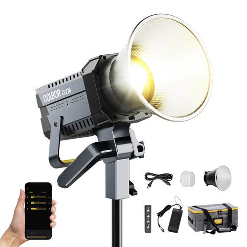 thumbnail-0 for COLBOR 220W Bi-Color COB LED Video Light