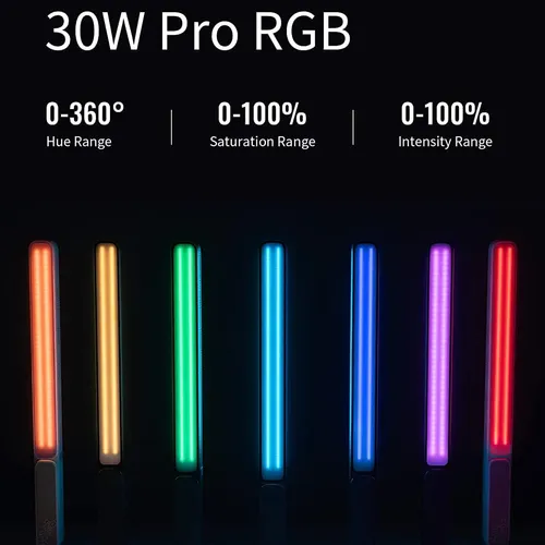 thumbnail-7 for Zhiyun FIVERAY F100 RGB LED Video Wand Light Combo Kit