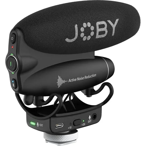 thumbnail-0 for JOBY Wavo PRO Hybrid Analog/USB Camera-Mount Shotgun Microphone