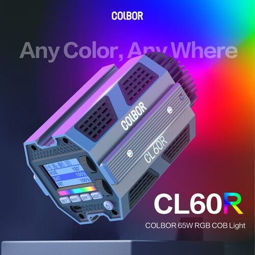 thumbnail-2 for COLBOR CL60R RGB COB LED Monolight