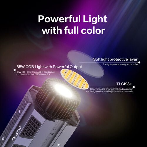 thumbnail-3 for COLBOR CL60R RGB COB LED Monolight