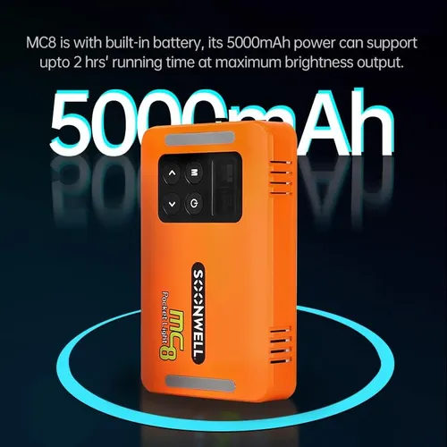 thumbnail-5 for SOONWELL MC8 Portable RGB Pocket Pixel Light