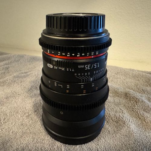 Rokinon 35mm T1.5 Cine AS UMC Lens – Canon EF Mount