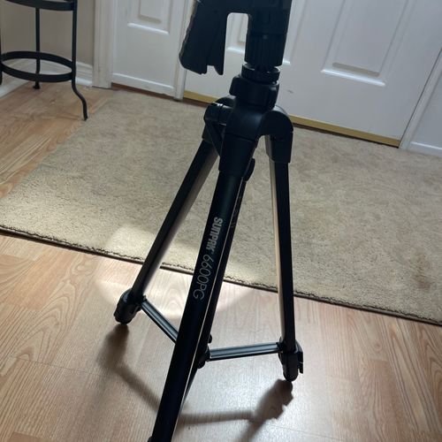 Sunpak 6600PG Black Aluminum Tripod with Pistol Grip Ball Head 3-SectionSunpak 6600PG Black Aluminum Tripod with Pistol Grip Ball Head 3-Section 
