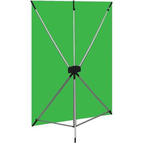 thumbnail-0 for Westcott x-drop kit 5x7 greenscreen backdrop with stand and case