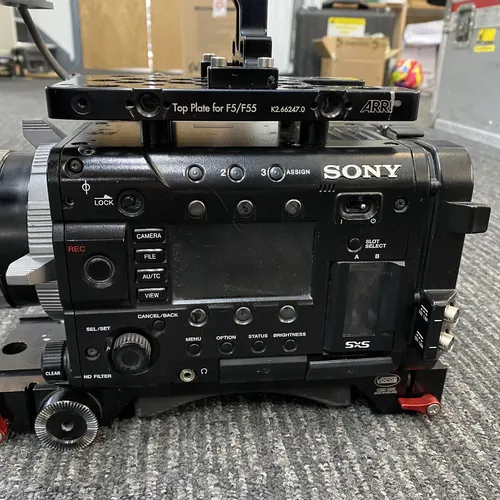 thumbnail-11 for  Sony PMW-F55 + DVF-EL100 OLED Viewfinder, AXS-R5, Vocas and Arri Grip, Raincover