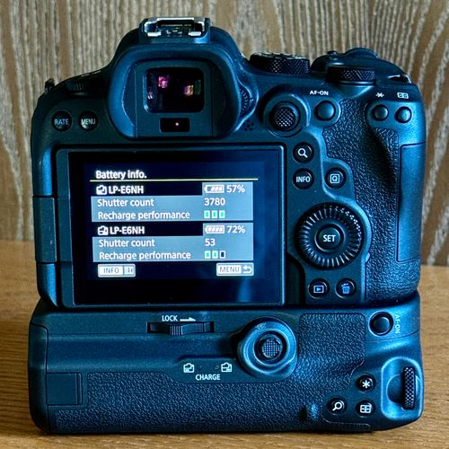 thumbnail-6 for Canon EOS R6 Mark II w/BG-R10 Grip & 2 Canon Batteries