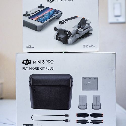 DJI Mini 3 Pro Drone Fly More Combo Plus with RC Controller + ND FILTERS