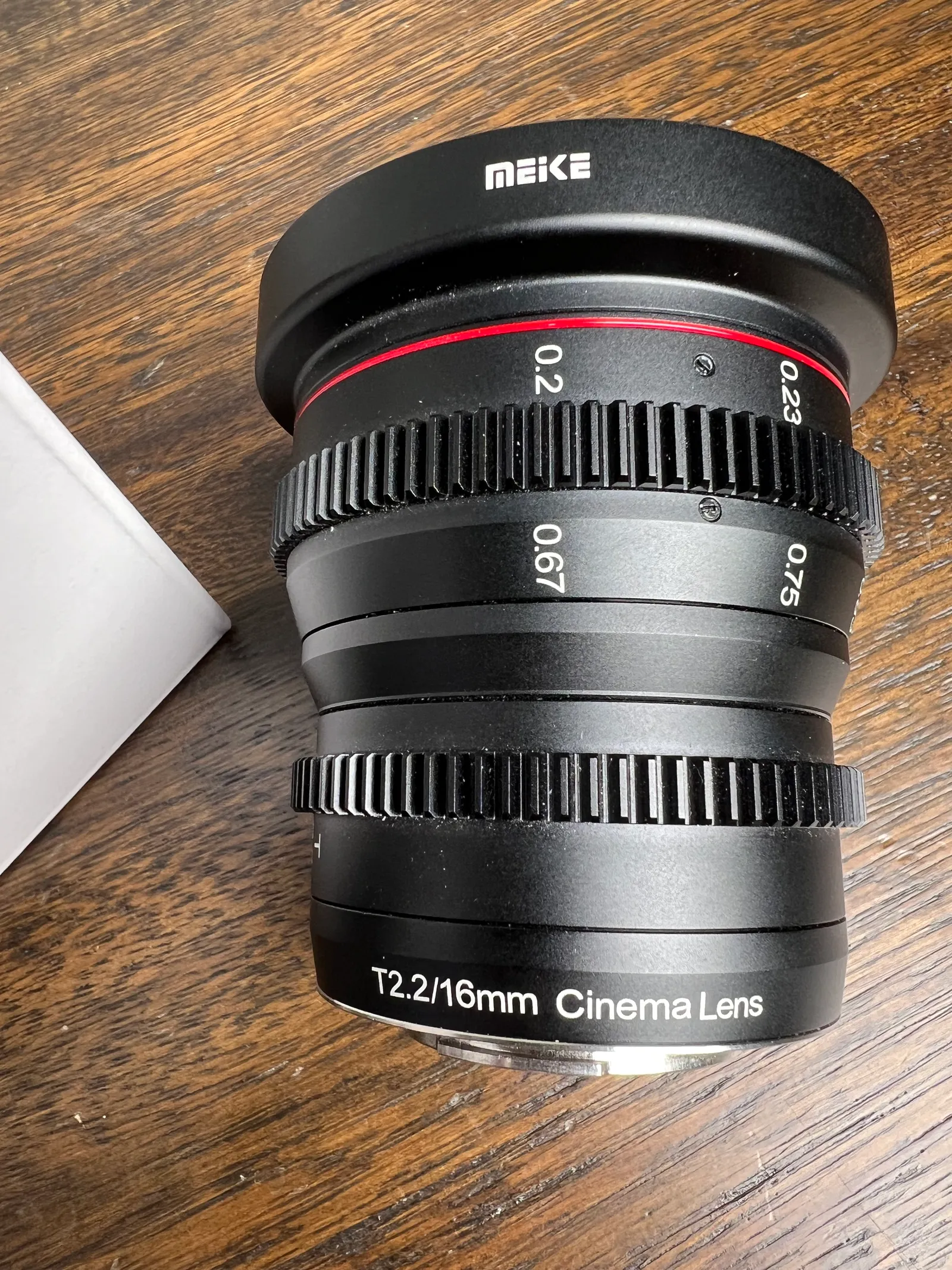 Meike 16mm T 2.2 MFT cinema lens