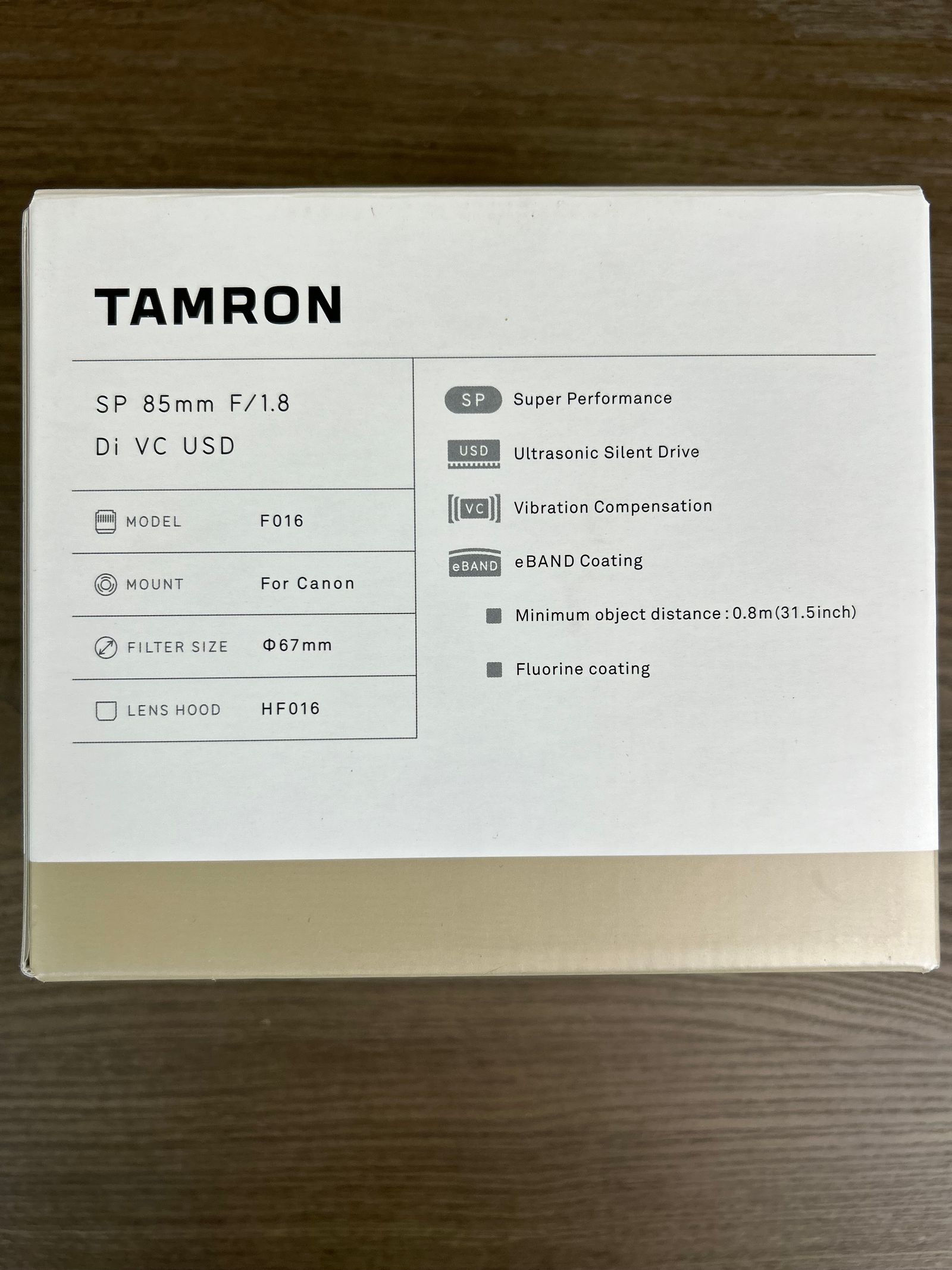 TAMRON - SP 85 mm F/1.8 Di VC USD for Nikon DSLR Cameras - Black - F016N