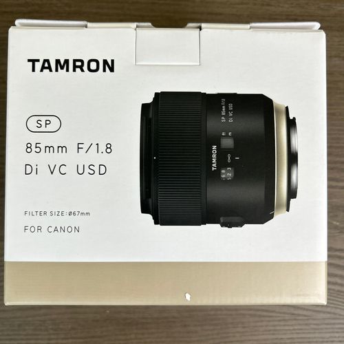 TAMRON - SP 85 mm F/1.8 Di VC USD for Nikon DSLR Cameras - Black - F016N