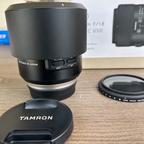 TAMRON - SP 85 mm F/1.8 Di VC USD for Nikon DSLR Cameras - Black - F016N