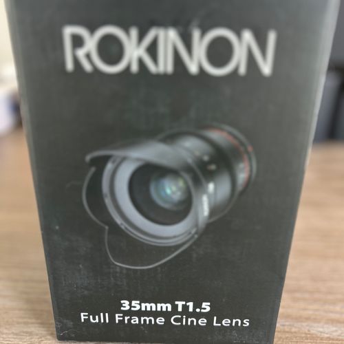 Rokinon 35mm T1.5 High Speed Wide Angle Cine DSX Lens for Sony E incl. Canon Mount