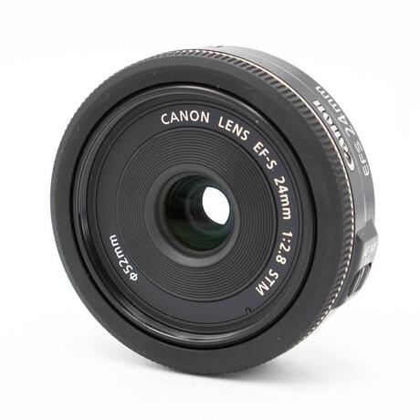 thumbnail-1 for Canon EF-S 24mm f/2.8 STM Pancake Lens w/ Caps