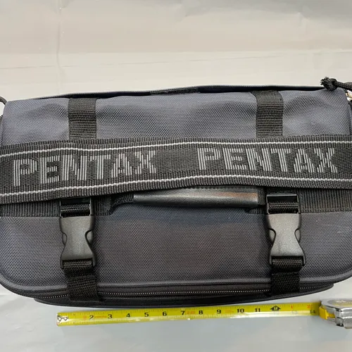 thumbnail-2 for Pentax camera bag - blue/gray